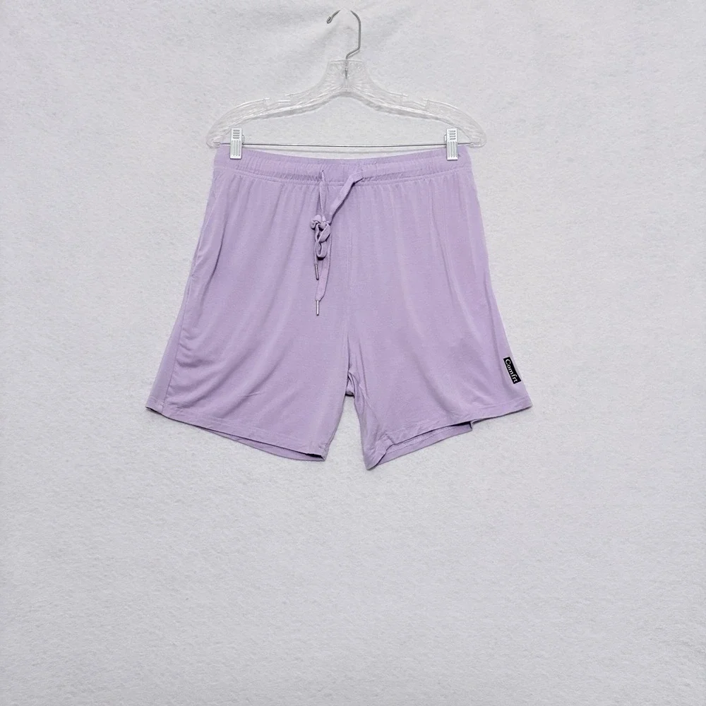 Comfrt Cloud Lounge Set Size Large Lavender Elastic Waist Drawstring Cozy Luxe